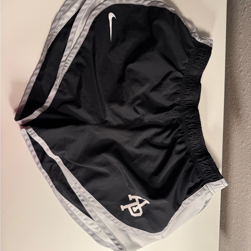 Azusa pacific Nike Dri-FIT Black and White Shorts